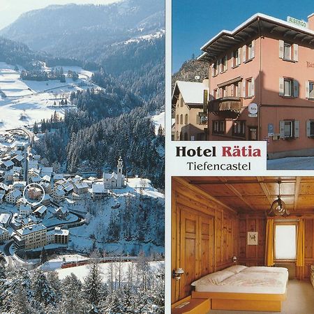 Hotel Raetia Tiefencastel Extérieur photo